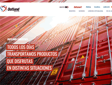 Tablet Screenshot of outlandlogistics.com